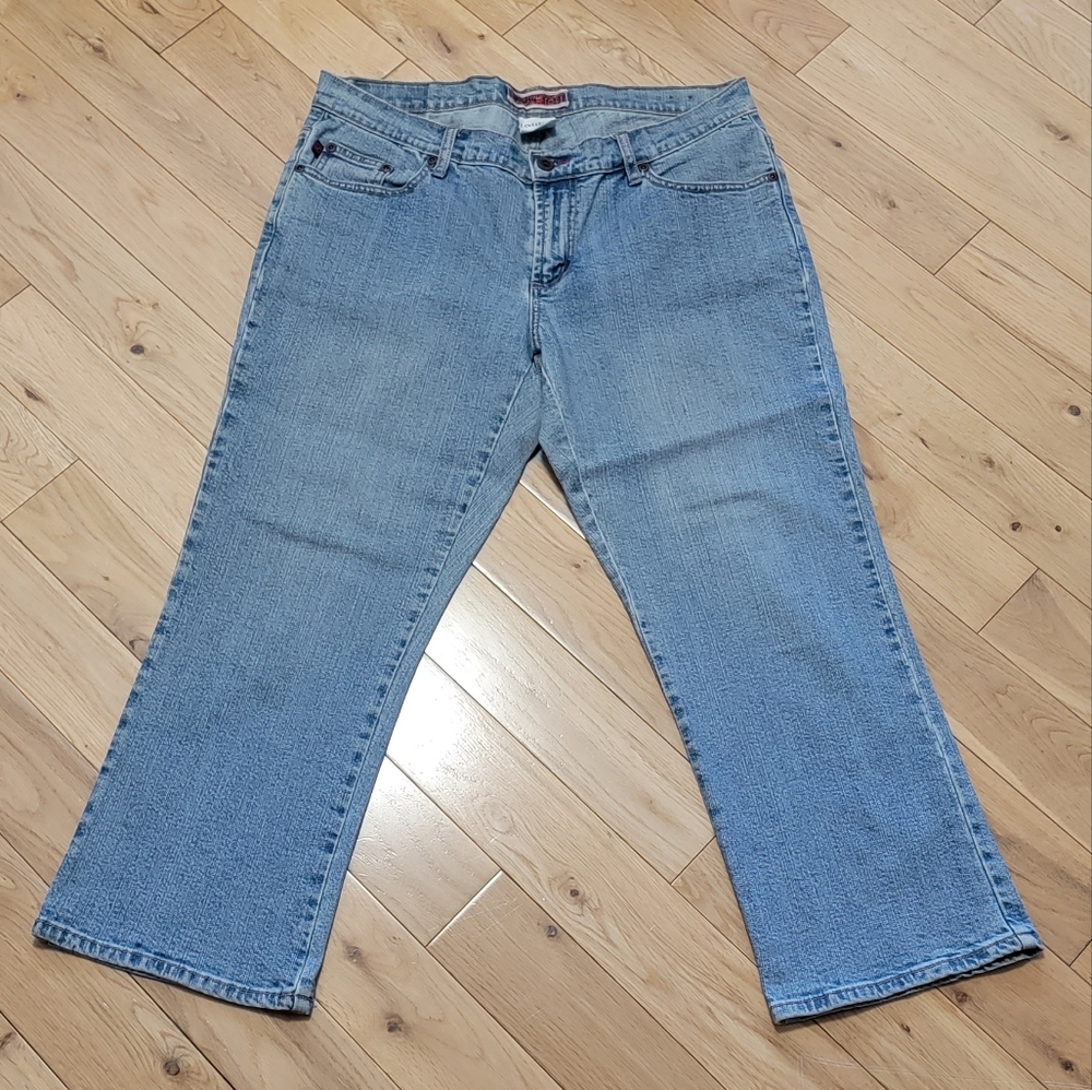Z. Cavaricci cropped capri women's jeans sz 11